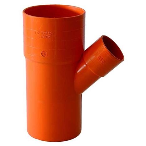 Derivazione ridotta 45° in pvc : Diametro - 100X82