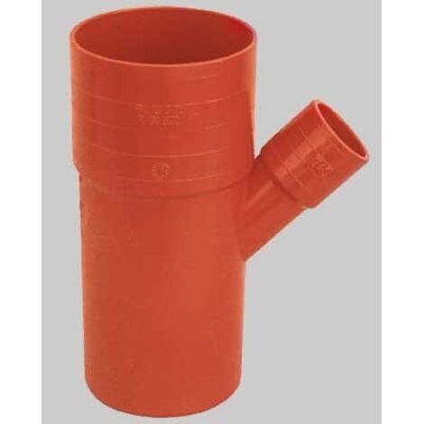 DERIVAZIONE RIDOTTA 45° PVC - 125 x 80