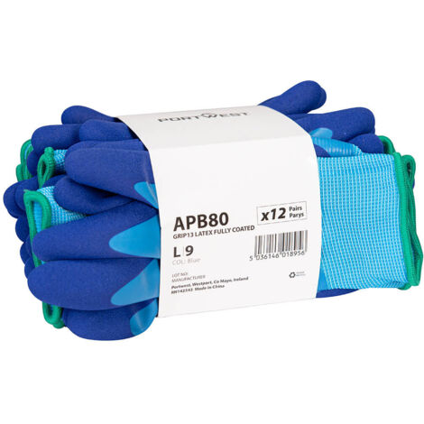 Dermiflex Essential Multipack (pk12) - Taille S - Bleu - Portwest