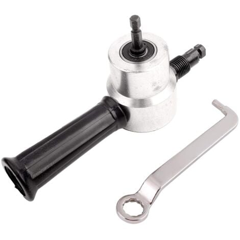 dernier coupeur de tôle à double tête, kit d'outils de coupe de grignoteuse de perceuse électrique