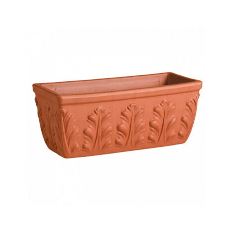 Deroma Fioriera Rettangolare Terracotta - 43 cm