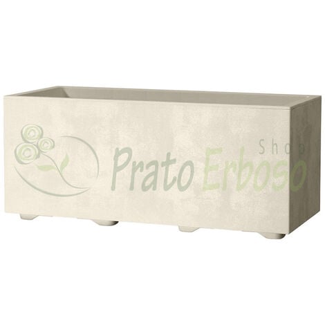 Deroma Millennium - Vase cassette 79 cm perle