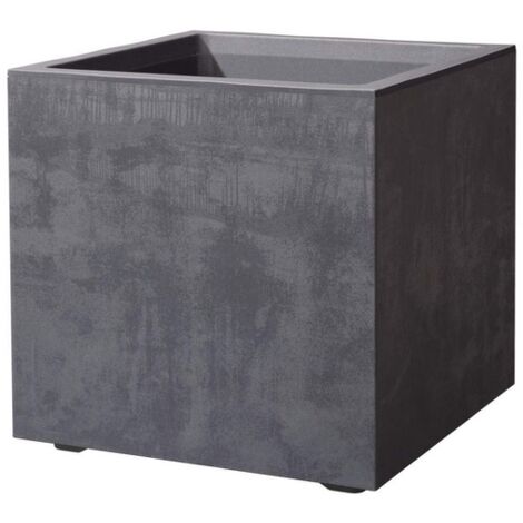 Deroma Millennium - Vaso a cubo da 49 cm pearl