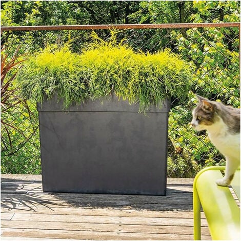 DEROMA Muret haut LIKE R - 78x29,5 cm H65 cm - Anthracite