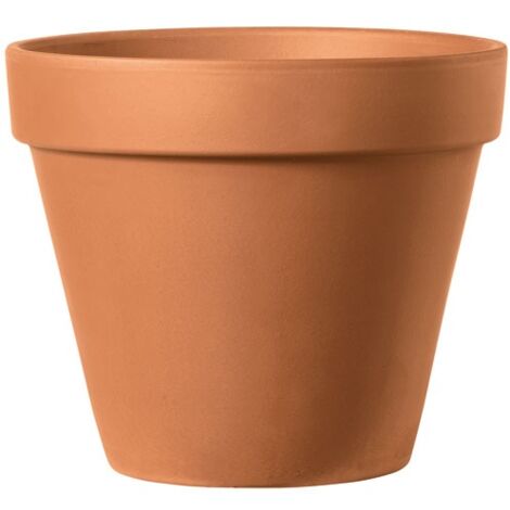 DEROMA - Vase brut Cotto 31cm rouge