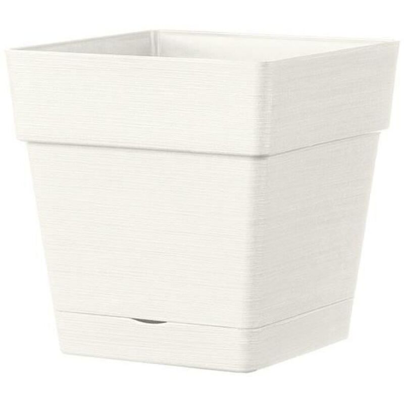 Pot de fleur Deroma Quadro Save r - 31L - 35cm - Blanc