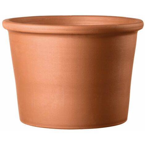 Deroma Vaso Terracotta Cotto Opaco - 12 cm