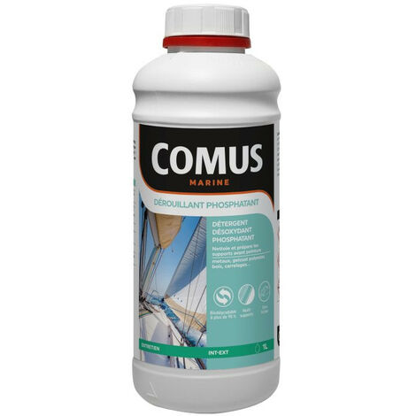 DEROUILLANT PHOSPHATANT 1L - Solution concentrée d'acides et de tensioactifs - COMUS MARINE - incolore