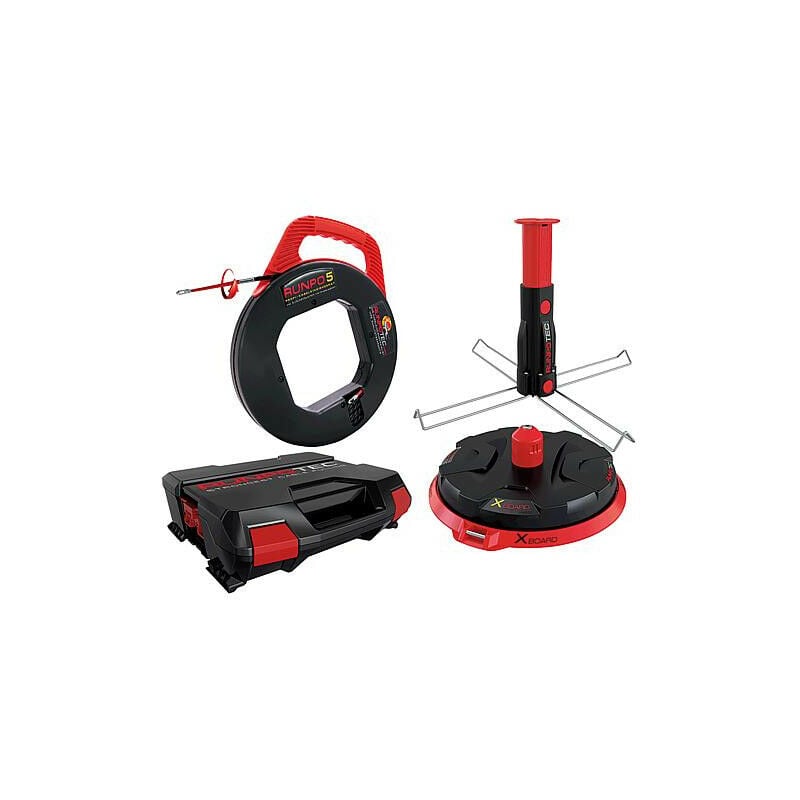 Runpotec - Derouleur cable kit xb 300 avec broche multifonct. et Runpo 5 en mallette systeme