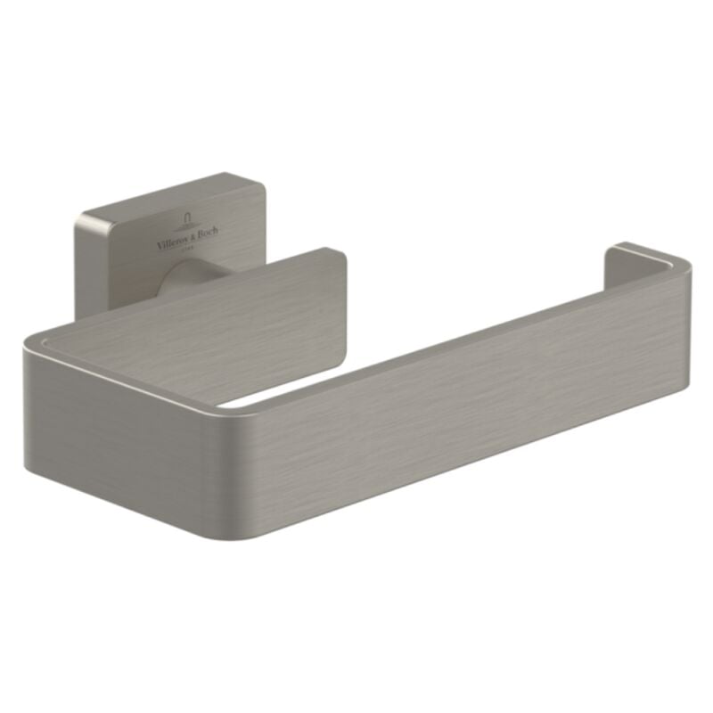 Villeroy&boch - Dérouleur de papier toilette sans couvercle villeroy et boch Elements - Striking Nickel Brossé