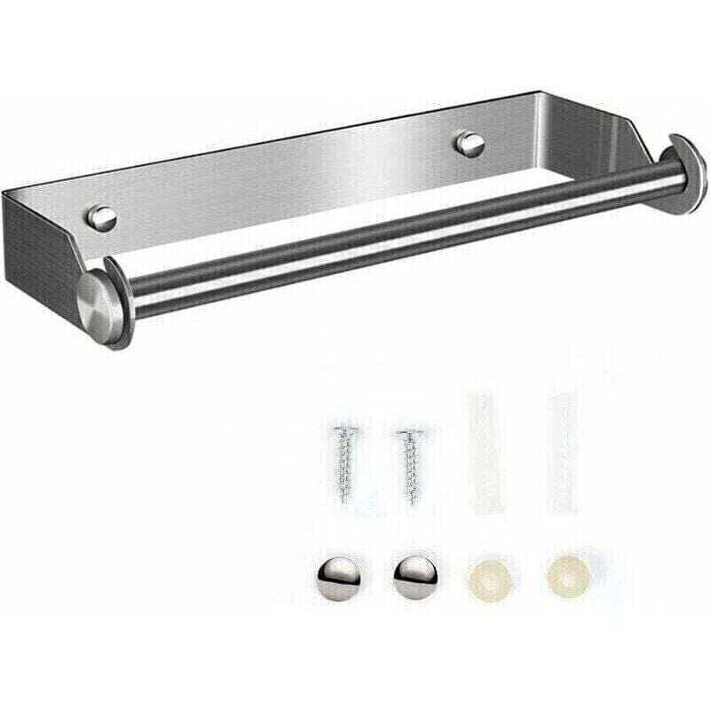 Derouleur Essuie Tout, Derouleur Porte Sopalin, Devidoir Porte Essuie Tout Mural, Distributeur Papier Aluminium Sopalin et Film, Support Sopalin