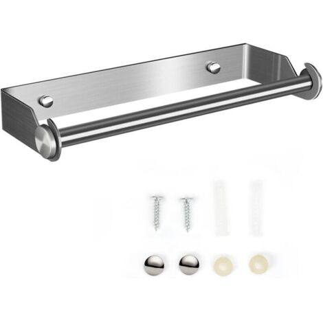 Derouleur Essuie Tout, Derouleur Porte Sopalin, Devidoir Porte Essuie Tout Mural, Distributeur Papier Aluminium Sopalin et Film, Support Sopalin Mural Déroulant de Rouleau Cuisine(Arge