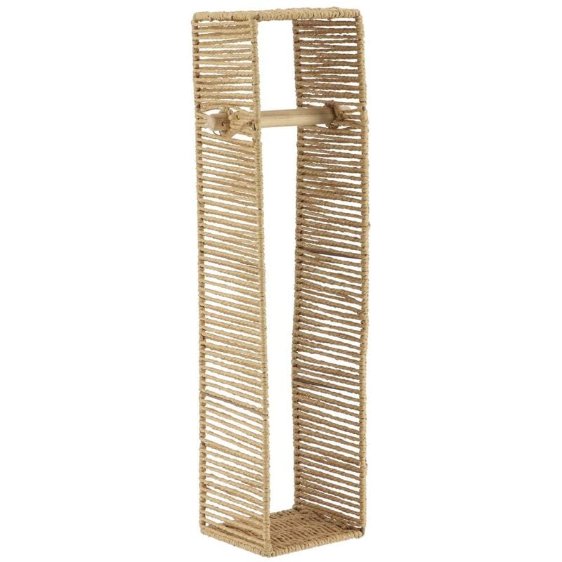 Derouleur et reserve papier wc en papier 63x15x15 cm - naturel Tendance