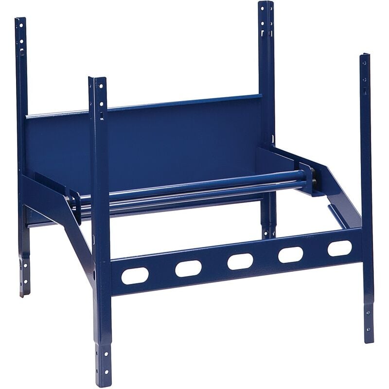 FP - Dérouleur logs 110 H520xl540xP390mm bleu ral 5022 avec 2 axes