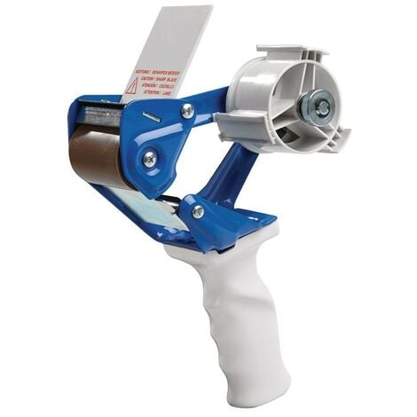 Dérouleur manuel Profi K20B métal bleu/blanc pour largeur de bande 50 mm