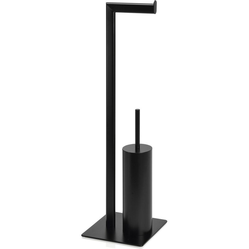 BA18073 Soporte Papel Escobillero Metal Negro - ref: BA18073 - Andrea House