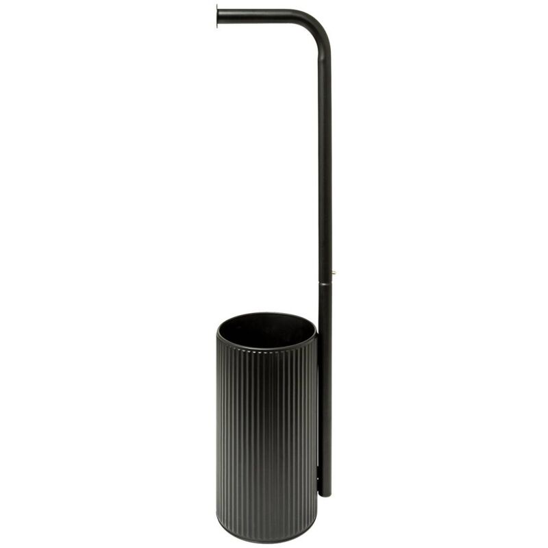 5five Simply Smart - Dérouleur onyx avec réserve papier toilette ardoise - 5five