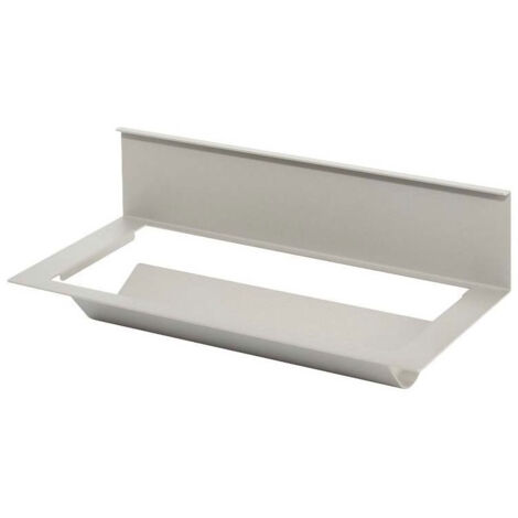 Dérouleur simple pour crédence de cuisine - mosaiq - Décor : Gris titane - Largeur : 350 mm - Profondeur : 155 mm - Hauteur : 120 mm - Matériau : Aluminium - KESSEBOHMER