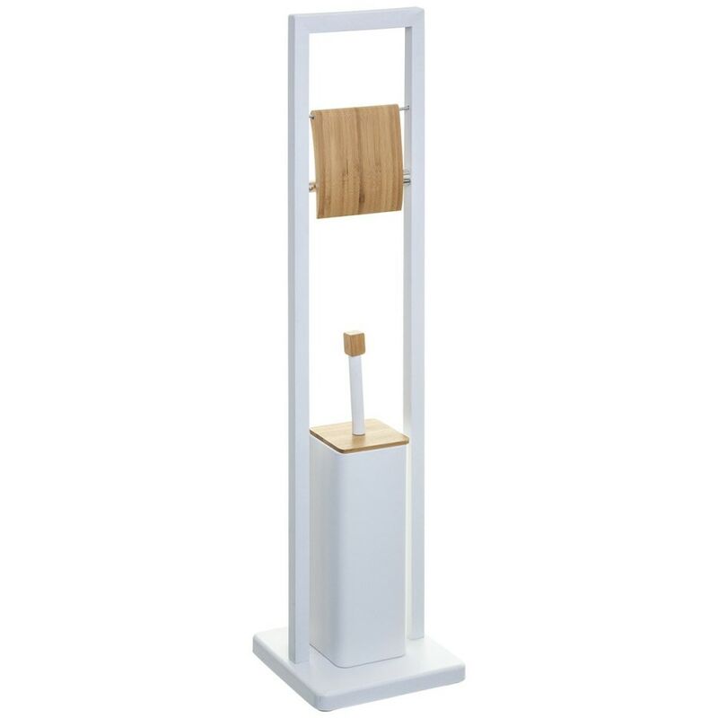 5five Simply Smart - Dérouleur wc avec brosse Natureo blanc