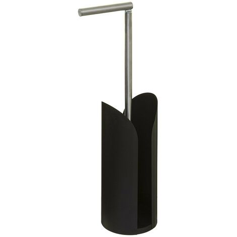 Dérouleur WC tige avec réserve noir