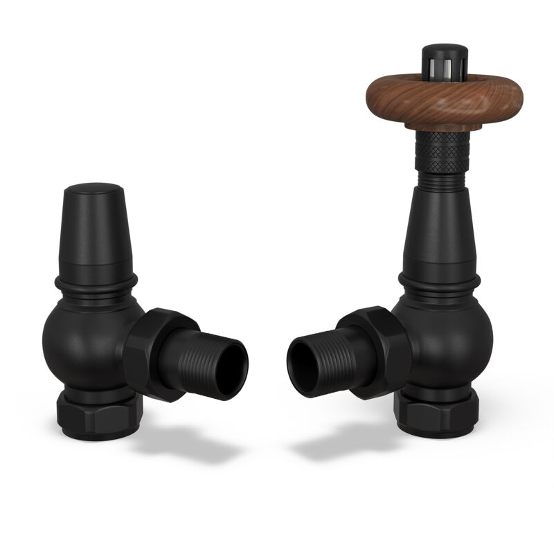 Image of Derry Traditional - Black Thermostatic Radiator&hellip;