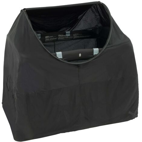 Protección Deryan-cama de camping junior 120 cm algodón negro
