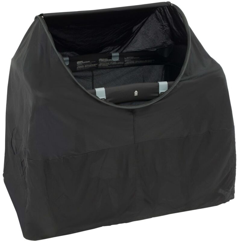 

DERYAN Funda protectora nocturna para cama de camping negra