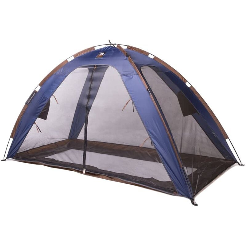 

DERYAN Mosquitera para cama azul 200x90x110 cm