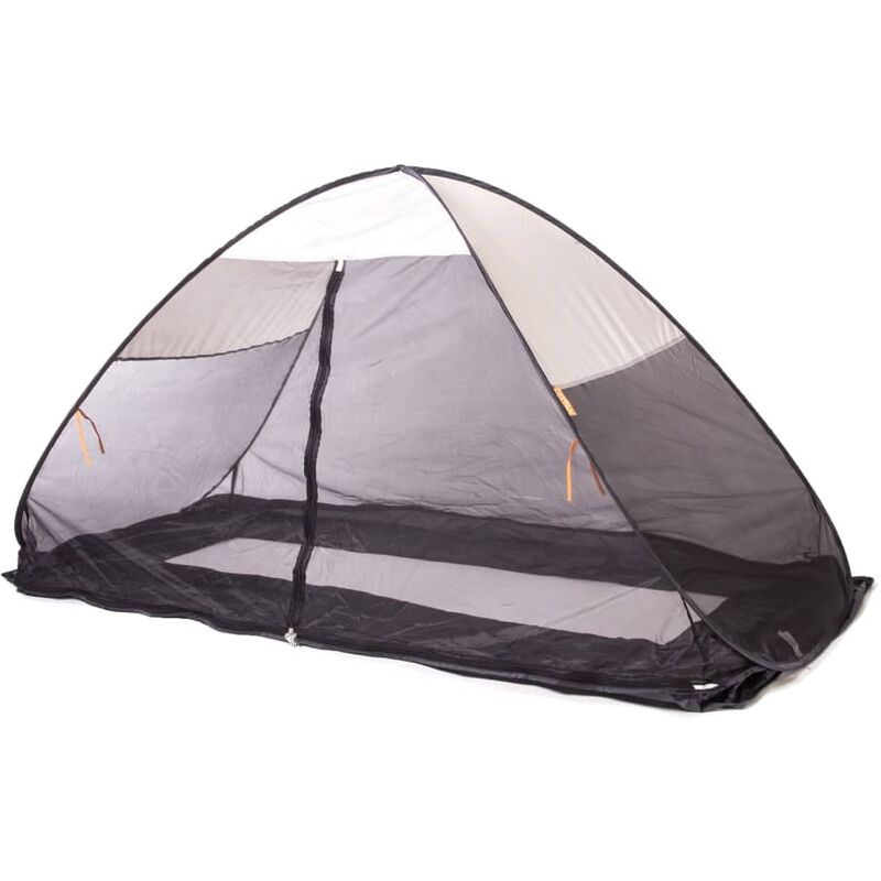 

Deryan - Mosquitera plegable para cama color crema 200x90x110 cm