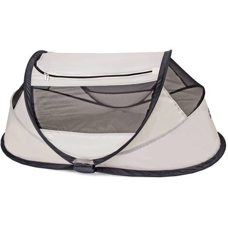 DERYAN Pop-up Travel Cot BabyBox with Mosquito Net Cream