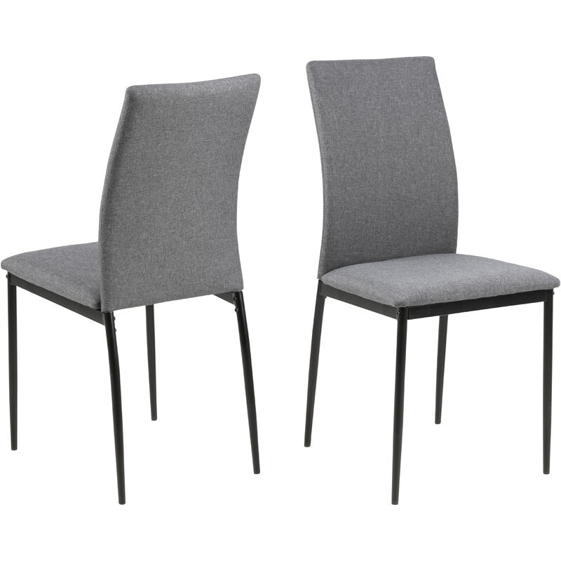 Ebuy24 - Des Chaise de salle à manger, gris.