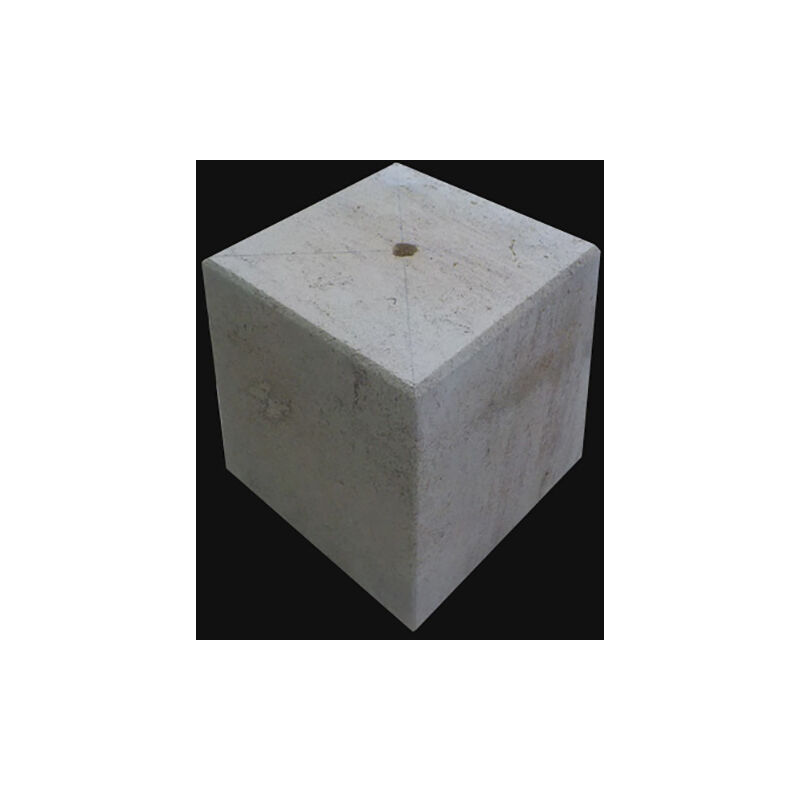 Dés de poteaux en pierre - VENDU PAR 3 - Finition Vieilli - PETIT (20 x 20 x h 19 cm) - Ampilly Tigré