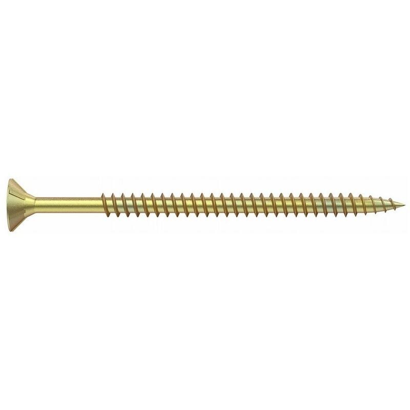

12425100 - Tornillo tirafondo pozi 5x100 bicromatado rosca parcial - Desa