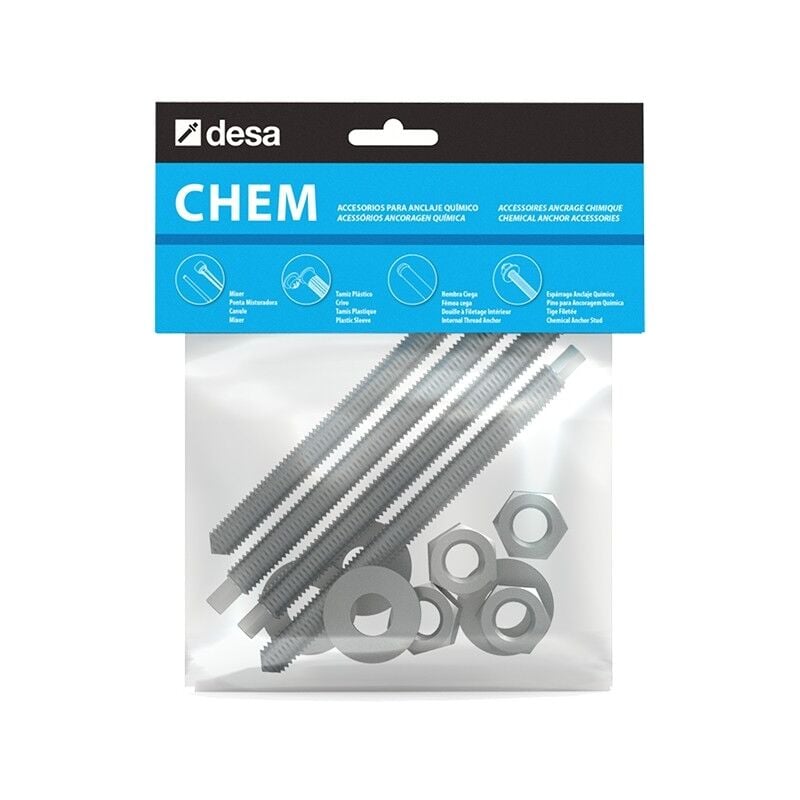 Blister de boulons d'ancrage chimiques Tailles : M10X130