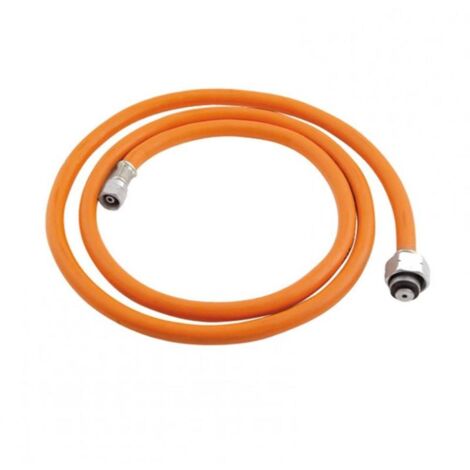 DESA latiguillo flex goma 1-218 , Tubo Flex G-150 I-21.8 Conectores de soldador y grifo botella G.L.P Tipo G de goma Recordaje hembra Rosca de entrada M1/4 pulgadas