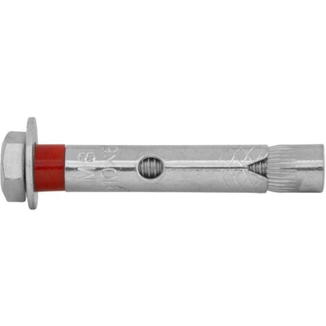 DESA taco metal desa-bric 8x45 corto caja 100 , Taco metálico Desa-Bric. - Tamaño: 8 x 45 mm. - M: M6. - Tamaño broca: 8 - Caja de 100 unidades. - Corto. - Taco metálico de expansi