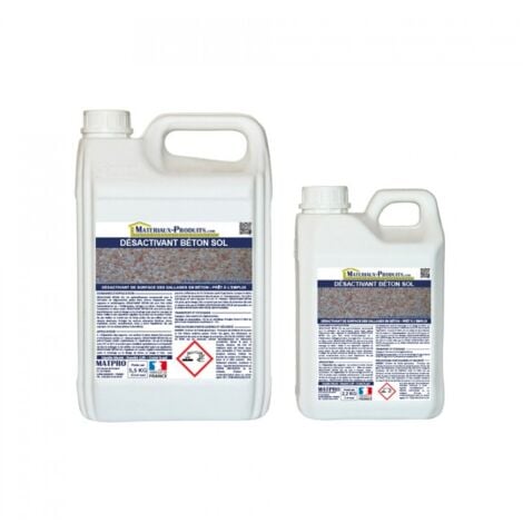Désactivant béton sol - 2.2 Kg Incolore - MATPRO