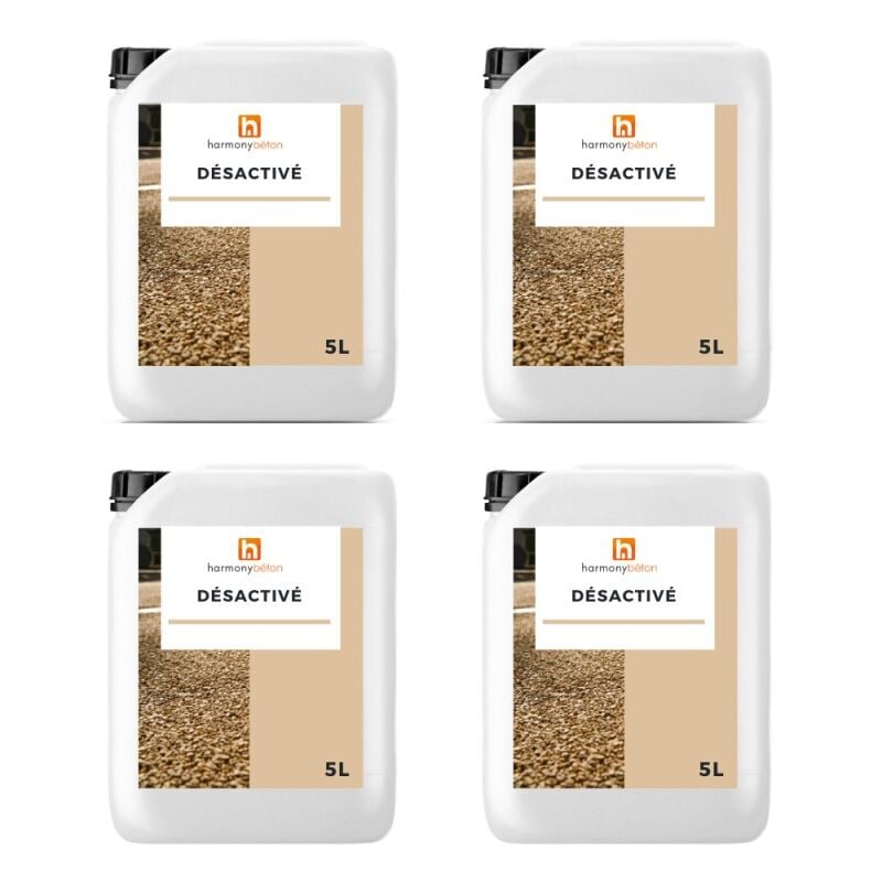 Désactivant - 4 x 5L - Harmony Béton - 4/6/8 mm