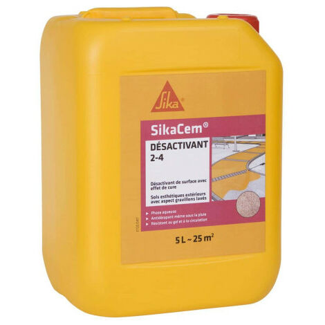 Désactivant de surface SIKA SikaCem Désactivant 2-4 - Bleu - 5L