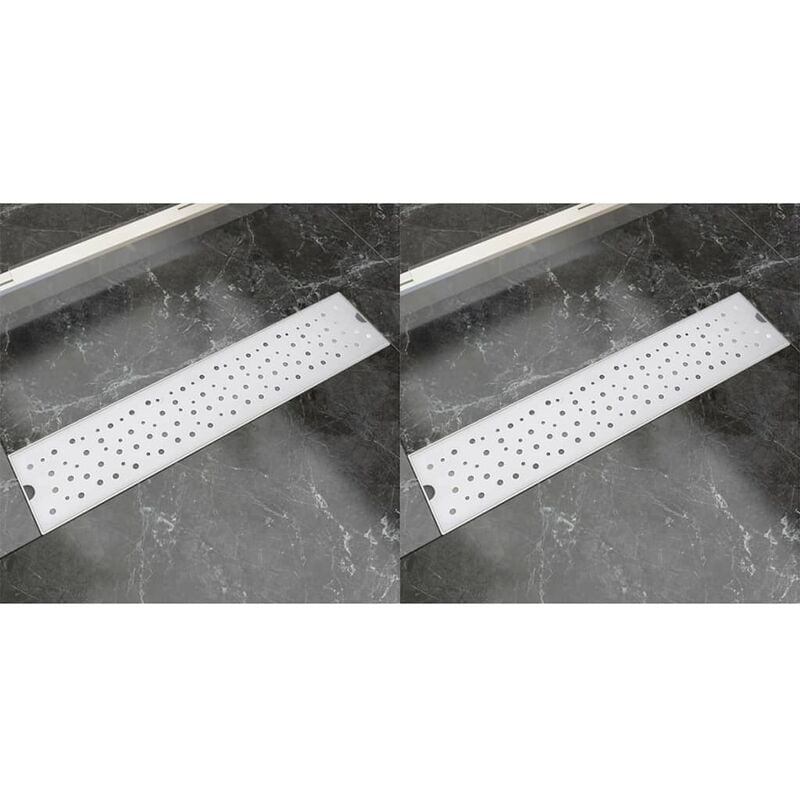 

Desague ducha lineal 2 pzs burbuja 530x140 mm acero inoxidable