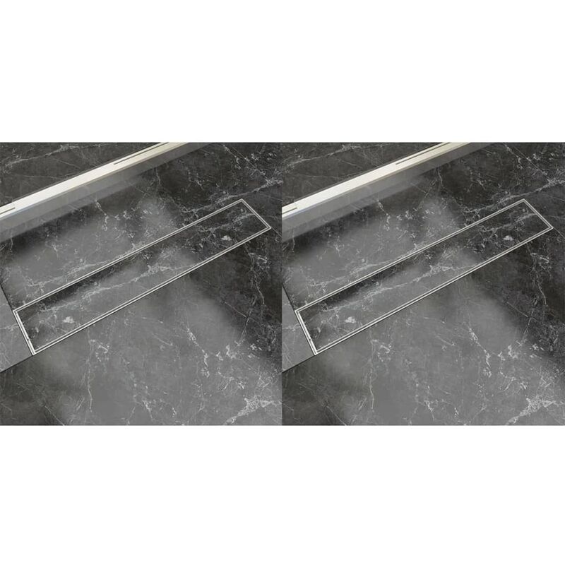 

Desague ducha lineal 2 pzs burbuja 630x140 mm acero inoxidable