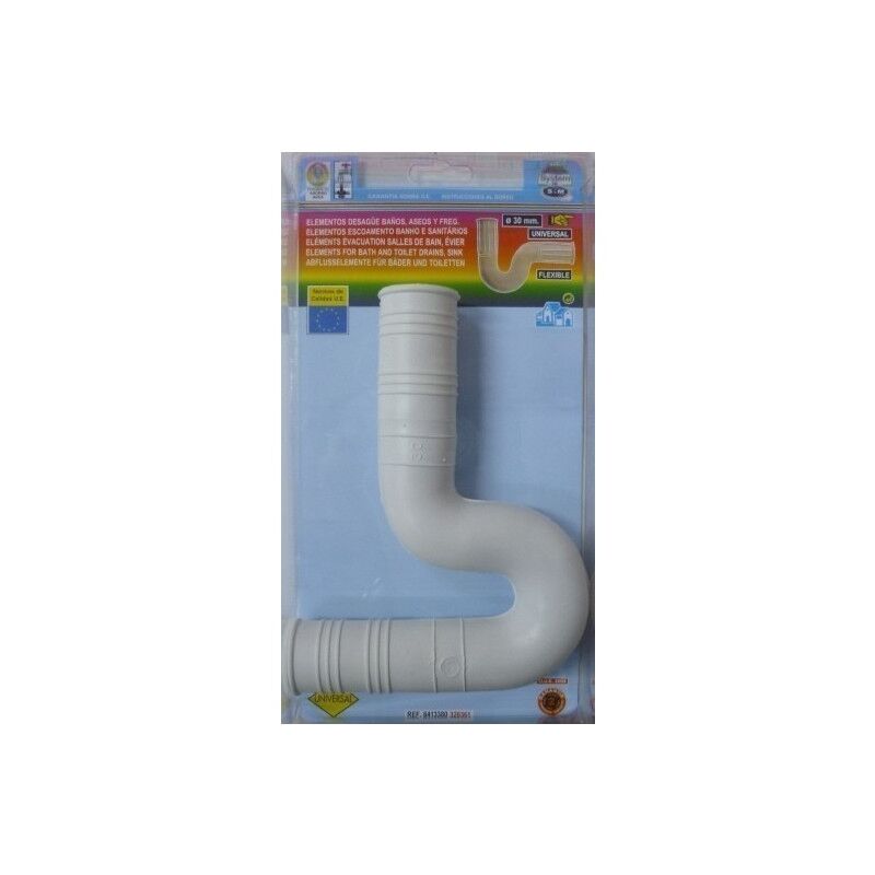 

Desague Evacuacion Fregadero 30X30Mm Flexble Universal Pvc S M
