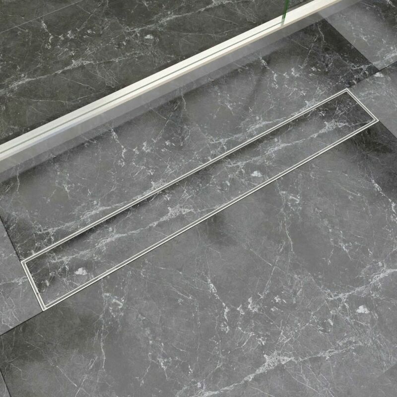 

Desague lineal de ducha de acero inoxidable 830x140 mm