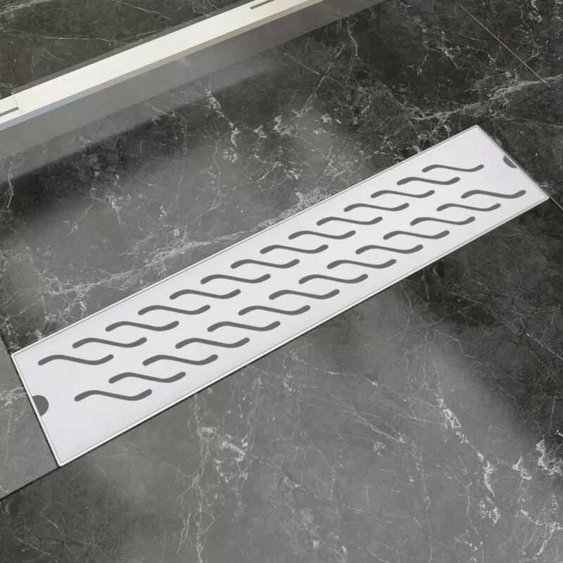 

Desague lineal de ducha ondas 530x140 mm acero inoxidable
