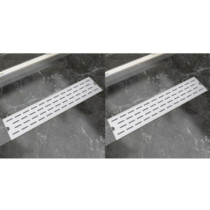 

Desague lineal ducha 2 uds linea 530x140 mm acero inoxidable