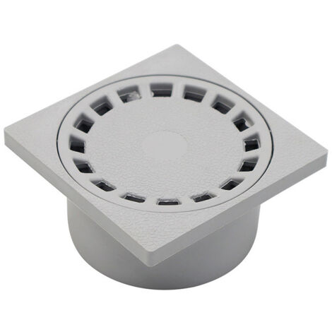 Desagüe circular para suelo de baño de 100 x 100 mm