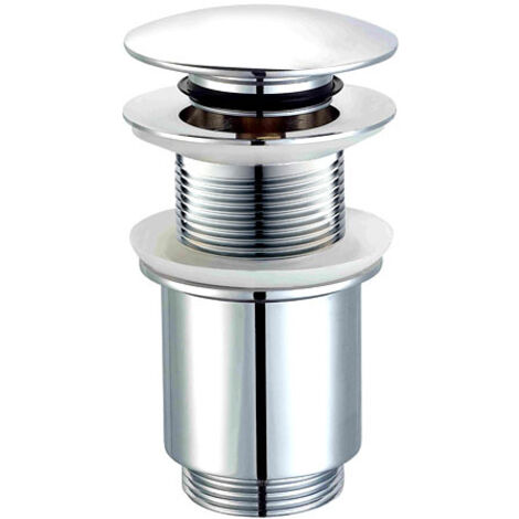 Desagüe clic-clac para lavabo sin rebosadero