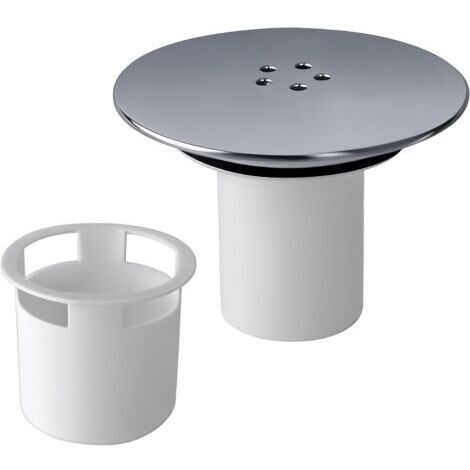 Desagüe de ducha de 90 mm/115 mm, desagüe de ducha, sifón de ducha, tapa de desagüe de ducha cromada intercambiable, tapa de repuesto para sifón de ducha para baño