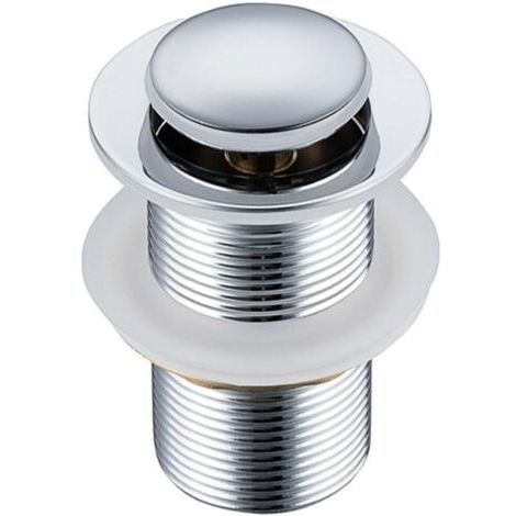 Desagüe de fregadero con rebosadero, Desagüe universal con válvula de retención para fregadero, Desagüe de fregadero con rebosadero (sin orificio)