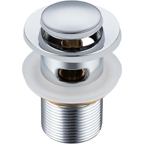 Desagüe de lavabo con rebosadero KZQ, desagüe con válvula universal para lavabos, desagüe de lavabo con rebosadero (perforado)